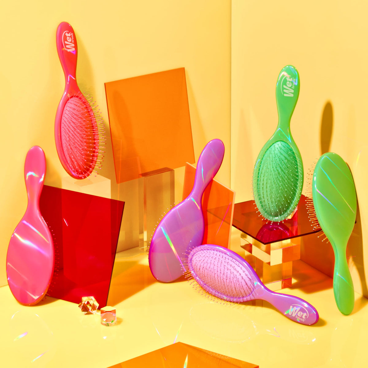 Wet Brush prismatic glow limited-edition packaging presenting gift-ready presentation