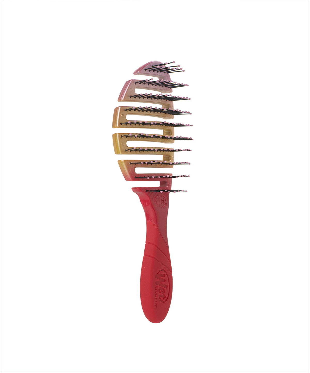 Wet Brush Pro Flex Dry close-up of IntelliFlex bristles demonstrating gentle detangling and reduced breakage
