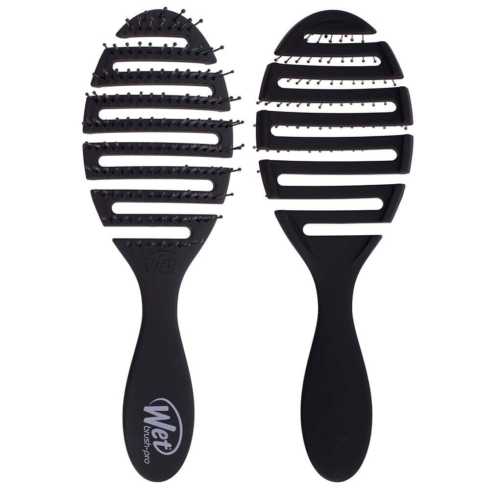 Wet Brush vented pad close-up showing open vents to speed up hair drying
