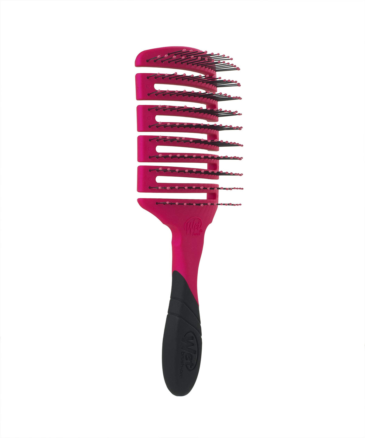 Wet Brush Pro Flex close-up of IntelliFlex bristles and cushion, gentle on hair and scalp
