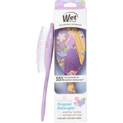 Wet Brush Rapunzel front view showing compact detangler and playful design benefit