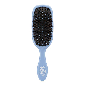 Wet Brush Shine Enhancer front view showing Sky color and ergonomic shape for effortless detangling