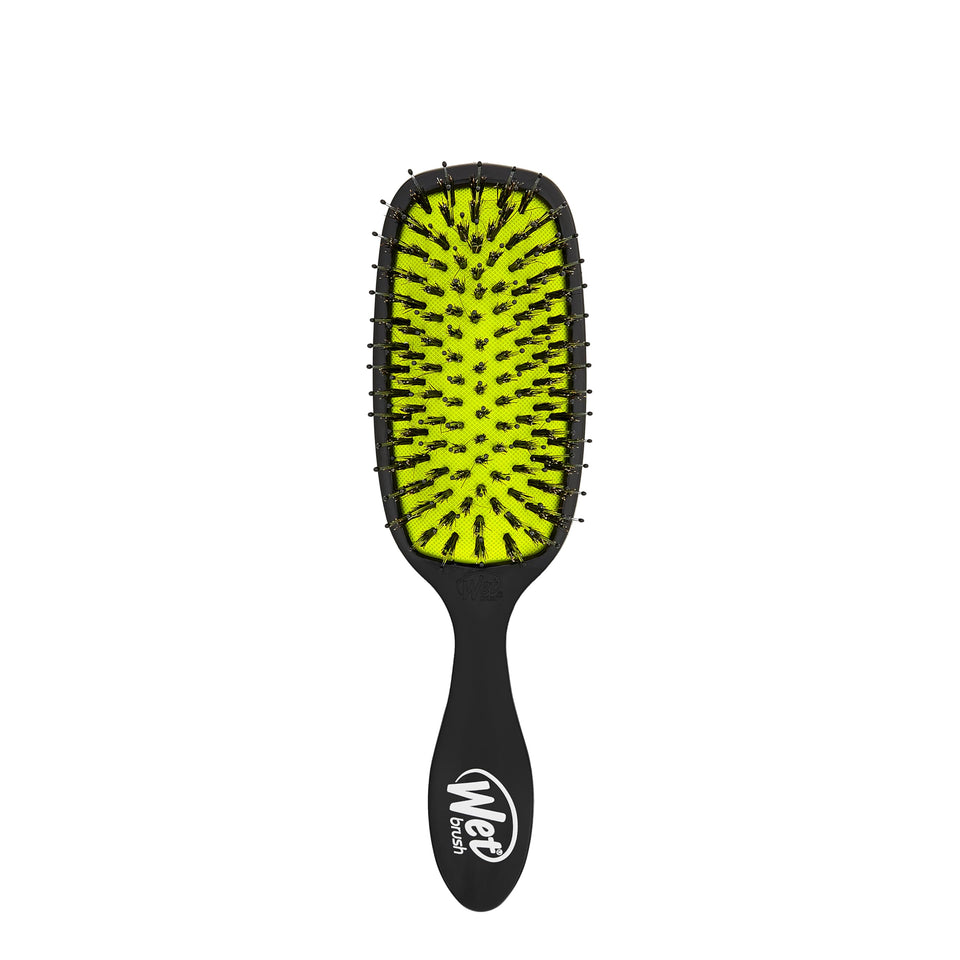Wet Brush front view showing purple brush and ergonomic handle for comfortable use