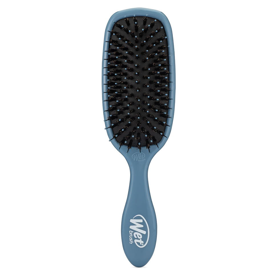 Wet Brush front view in elemental blue showing full shape and glossy finish benefit