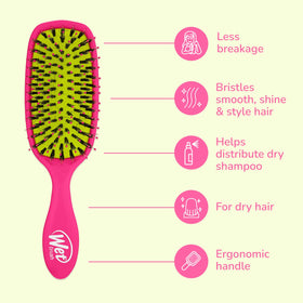 Wet Brush IntelliFlex bristles closeup detangling knots gently