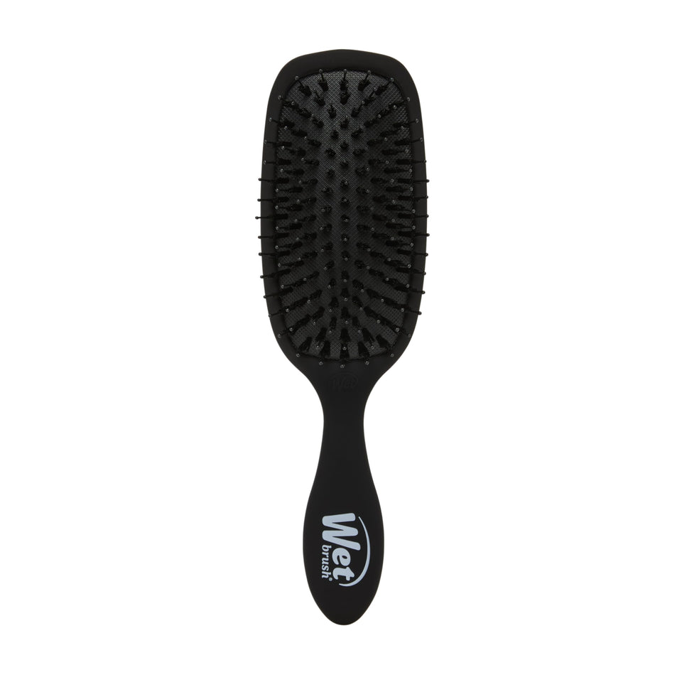 Wet Brush Smooth Styler front view showing black frost finish and sleek shape for easy use