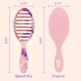 Wet Brush ergonomic handle shown for comfortable grip and better control