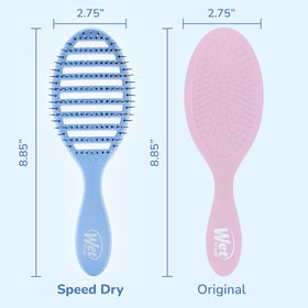 Ergonomic handle held in hand showing Wet Brush comfortable control