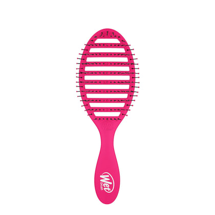 Wet Brush Speed Dry front view showing pink brush, fast drying benefit