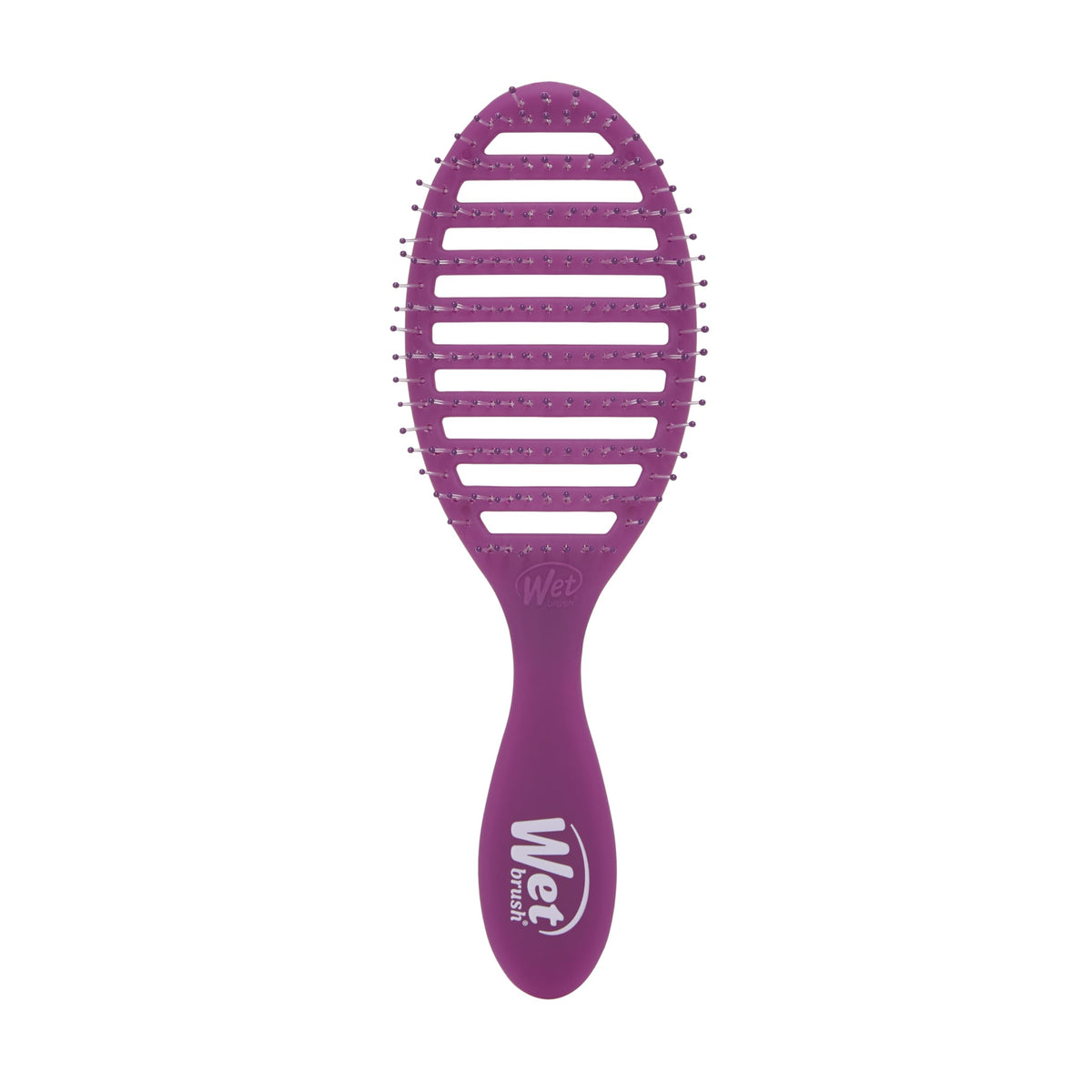 Wet Brush Speed Dry front view showing purple frost finish and vents, promotes quicker dries