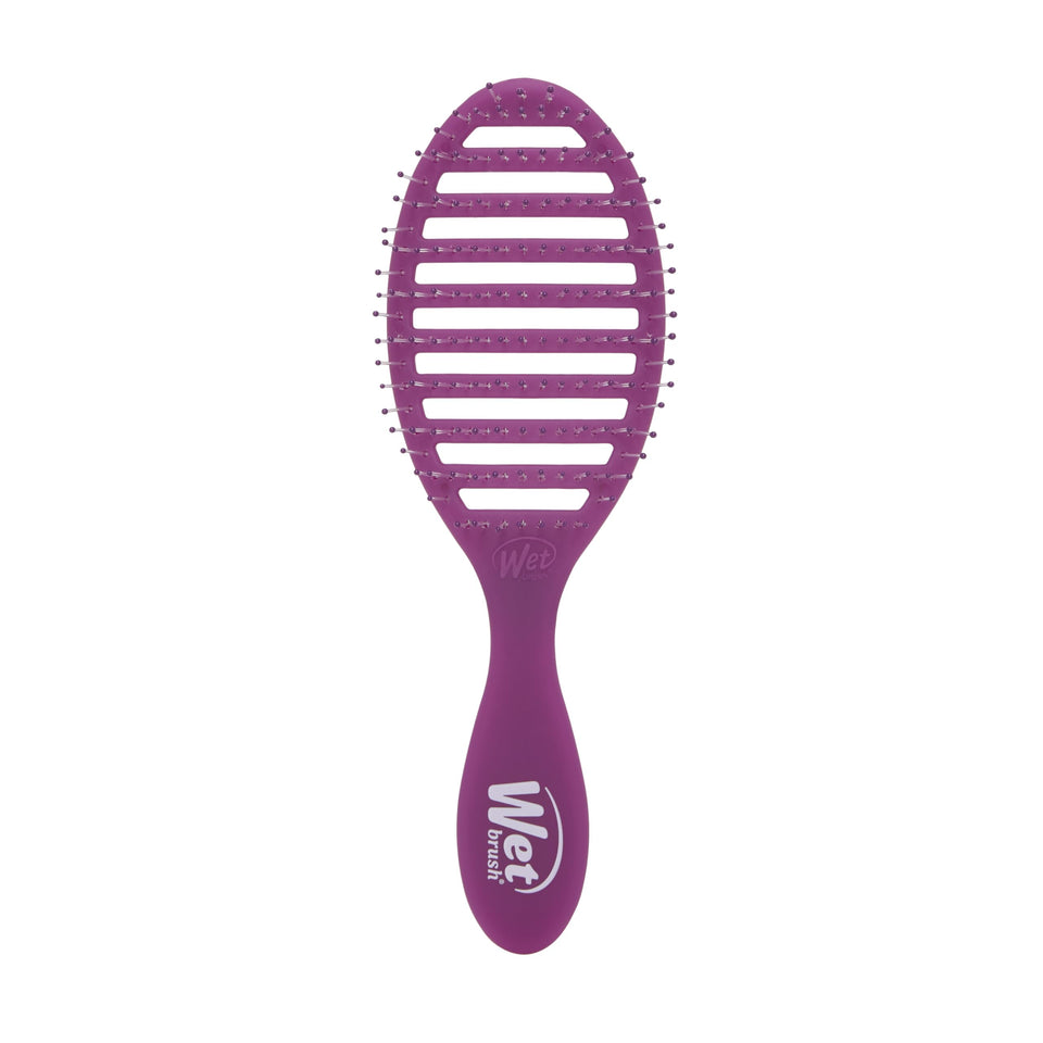 Wet Brush Speed Dry front view showing purple frost finish and vents, promotes quicker dries