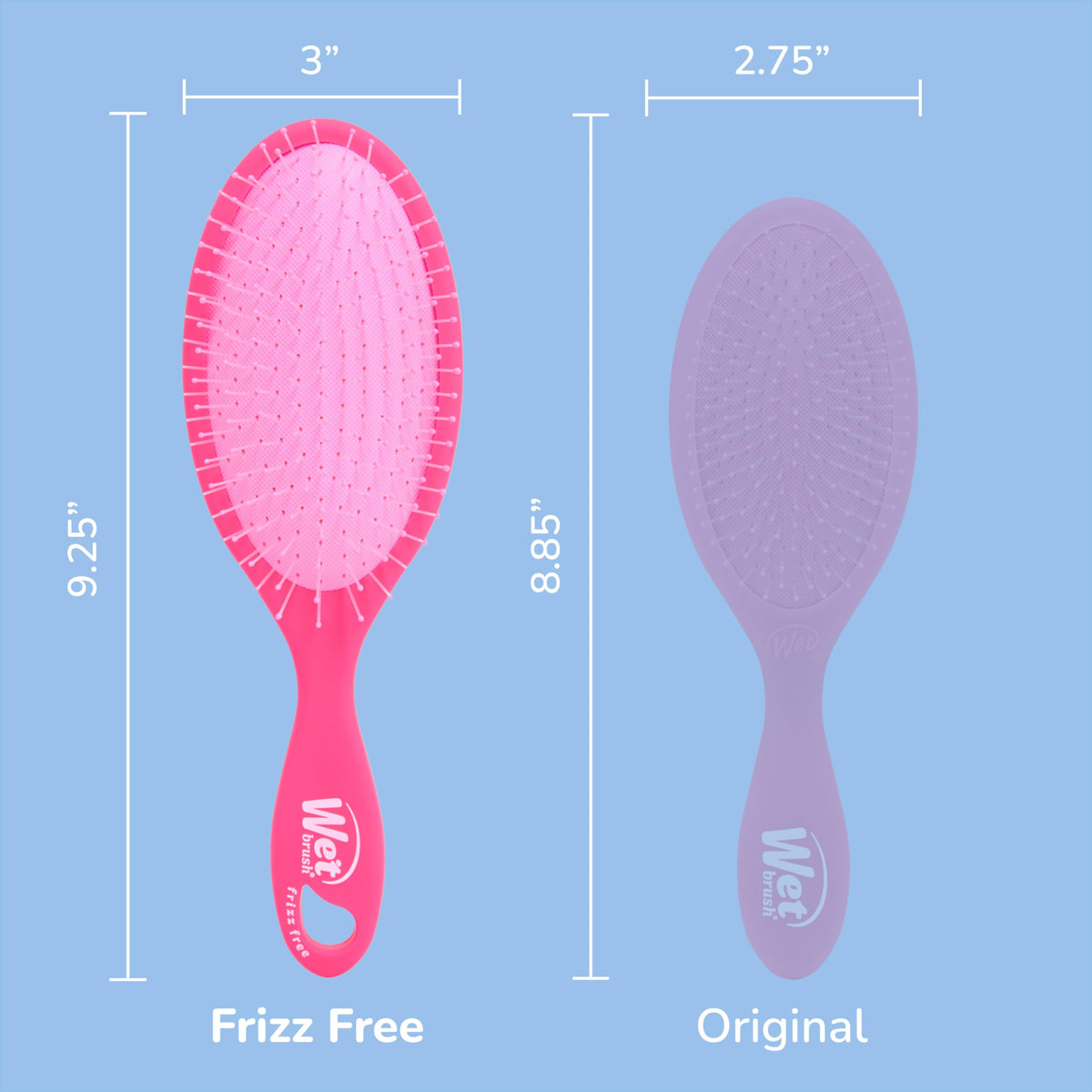 Wet Brush tucked inside a purse for on-the-go smoothing convenience