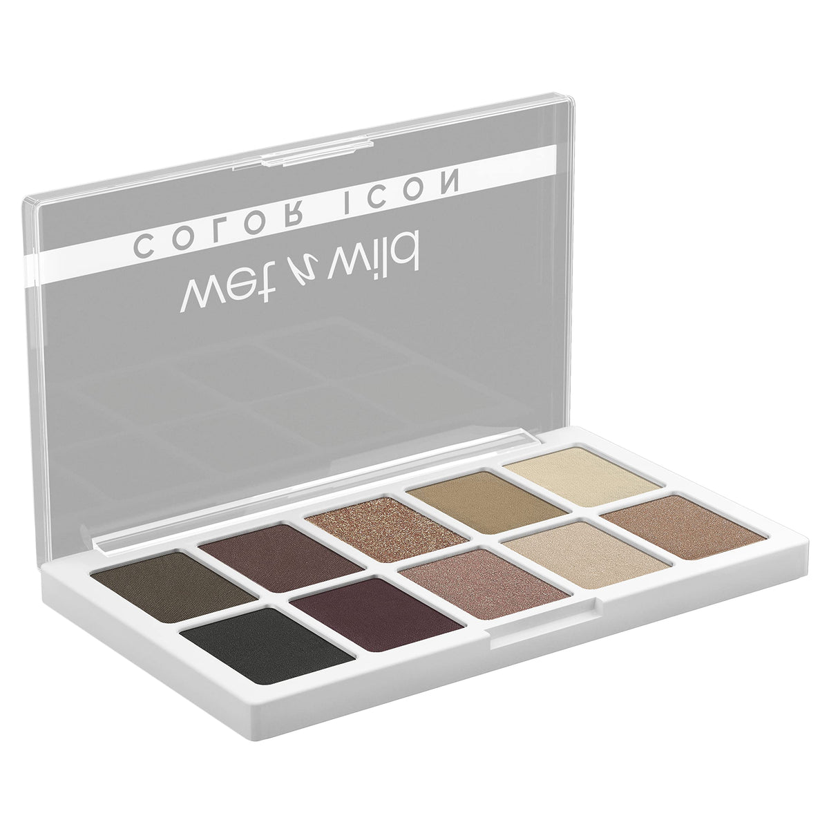 wet n wild brush applying shimmer to lid for blendable, buildable intensity