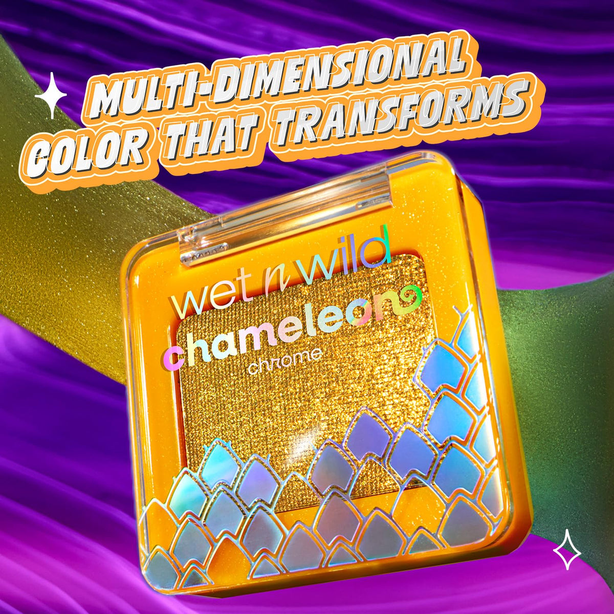 wet n wild Comet Culture texture swipe showing silky blendable formula benefit