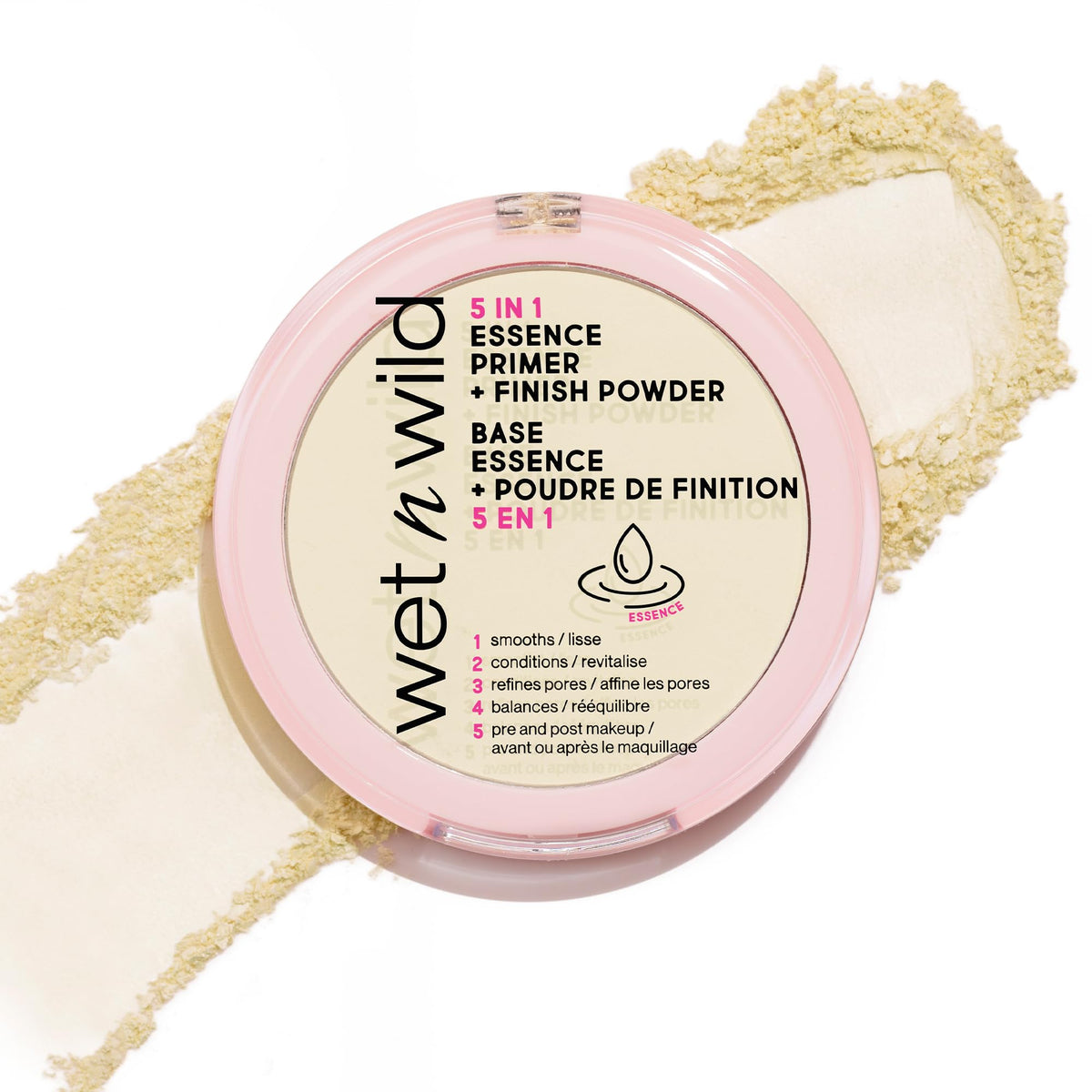 wet n wild compact front view showing sleek packaging and easy use benefit