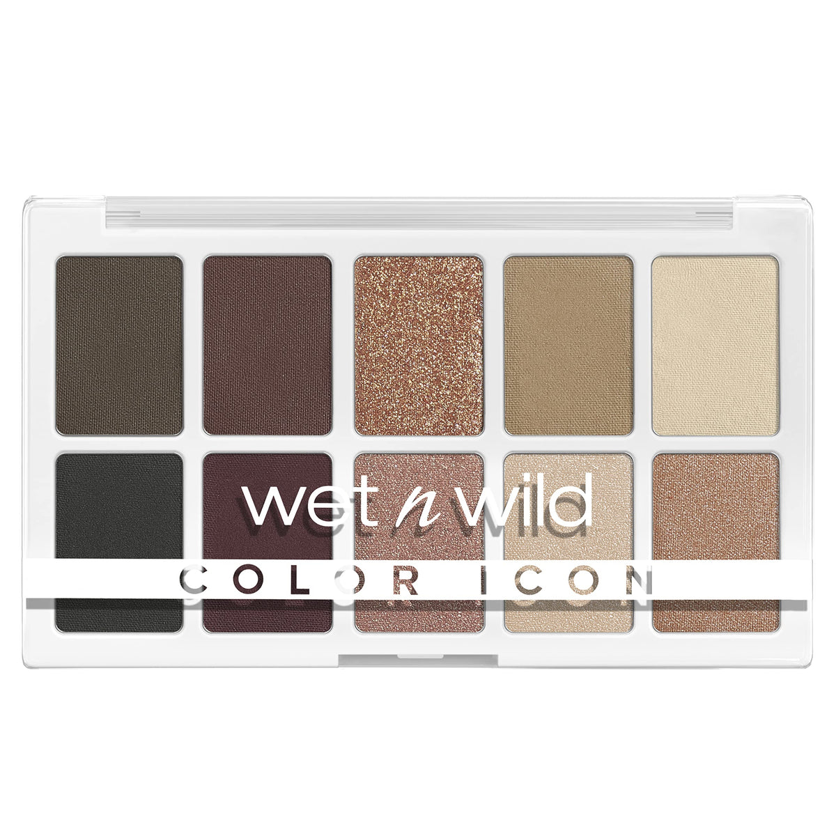 wet n wild palette on a vanity styled for everyday and evening makeup use