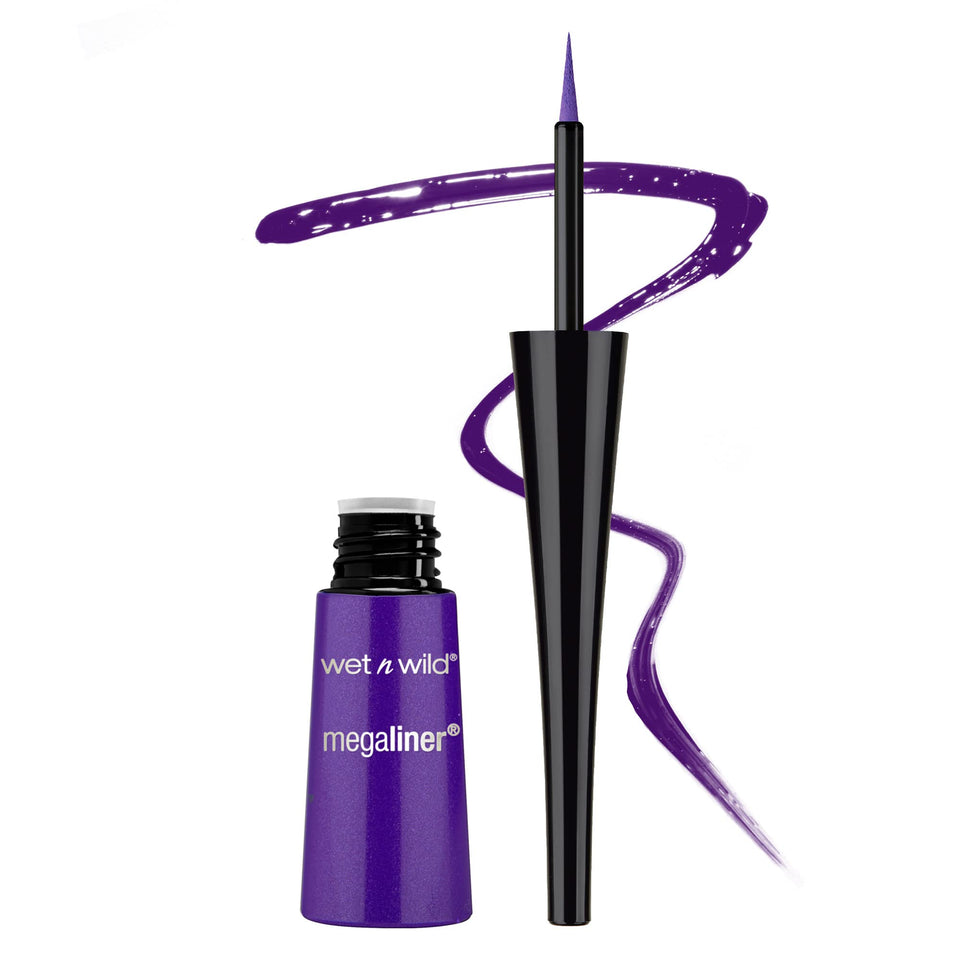 wet n wild front packaging showing Electric Purple liner for bold color