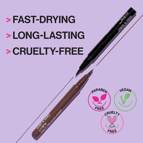 wet n wild swatch on arm showing vibrant purple payoff and smooth coverage
