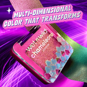 wet n wild arm swatch displaying Nebula Rush hue shift and buildable color