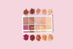 wet n wild on model eye demonstrating wearable glam and vibrant finish