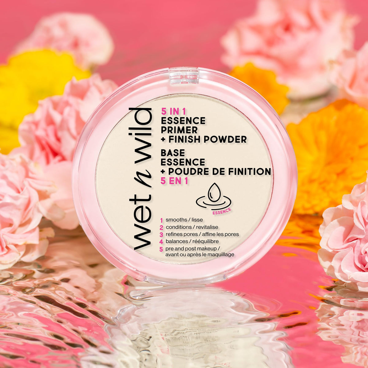 wet n wild open compact with visible label and yellow tint brightening benefit