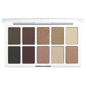 wet n wild open palette with all ten shades ready for quick looks