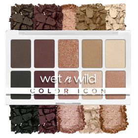 wet n wild palette front view showing compact coordinated shades and portability
