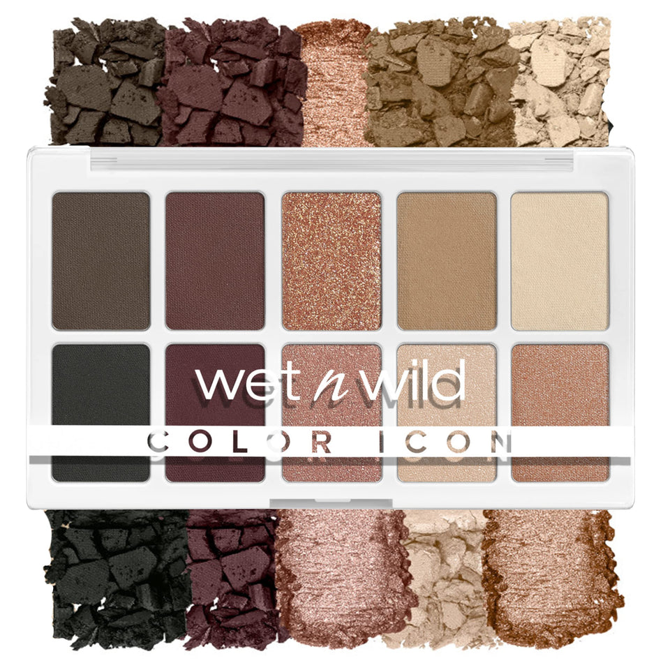 wet n wild palette front view showing compact coordinated shades and portability