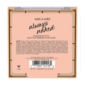 wet n wild Always Naked in hand showing true scale and travel-friendly convenience