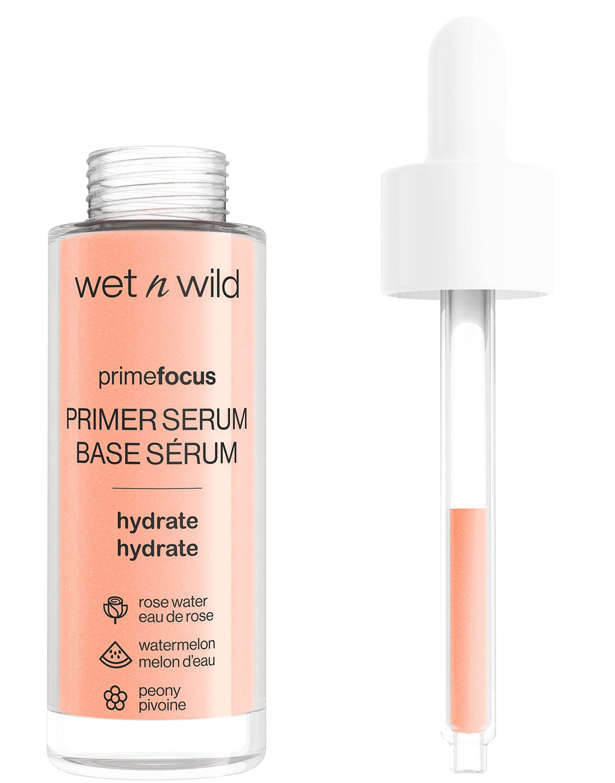 wet n wild front packaging shows hydrating primer benefits