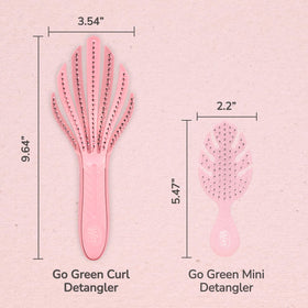 Wet Brush smoothing dry waves and curls while preserving texture and curl shape