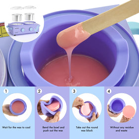 wewax close-up of silicone texture showing non-stick, heat-resistant surface
