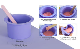 wewax liner inserted in wax warmer showing faster heat transfer benefit
