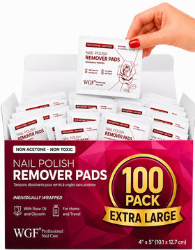 WGF PROFESSIONAL front pack showing 100 pads and bulk value