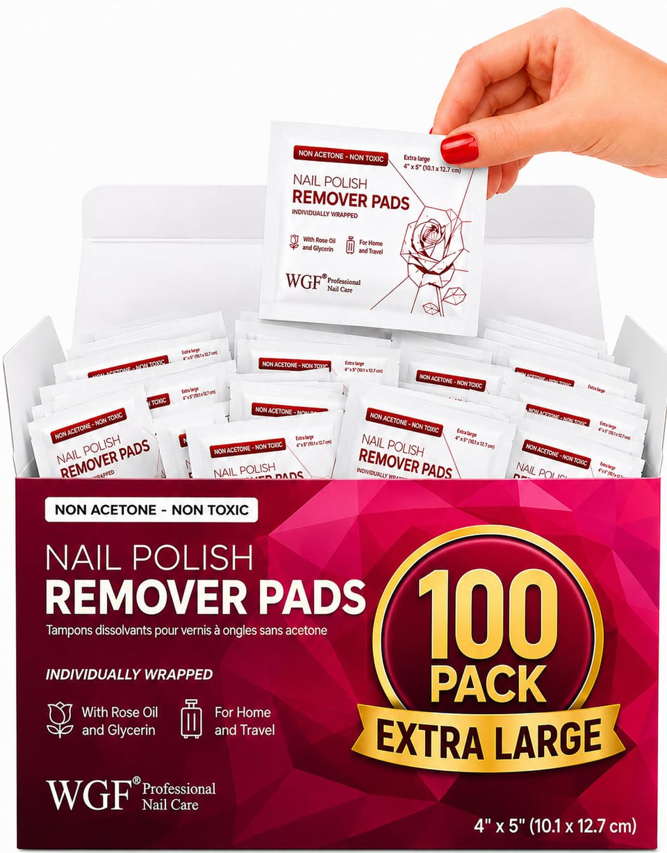 WGF PROFESSIONAL front pack showing 100 pads and bulk value
