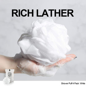 WhaleLife close-up of mesh texture, gentle exfoliation and rich lather