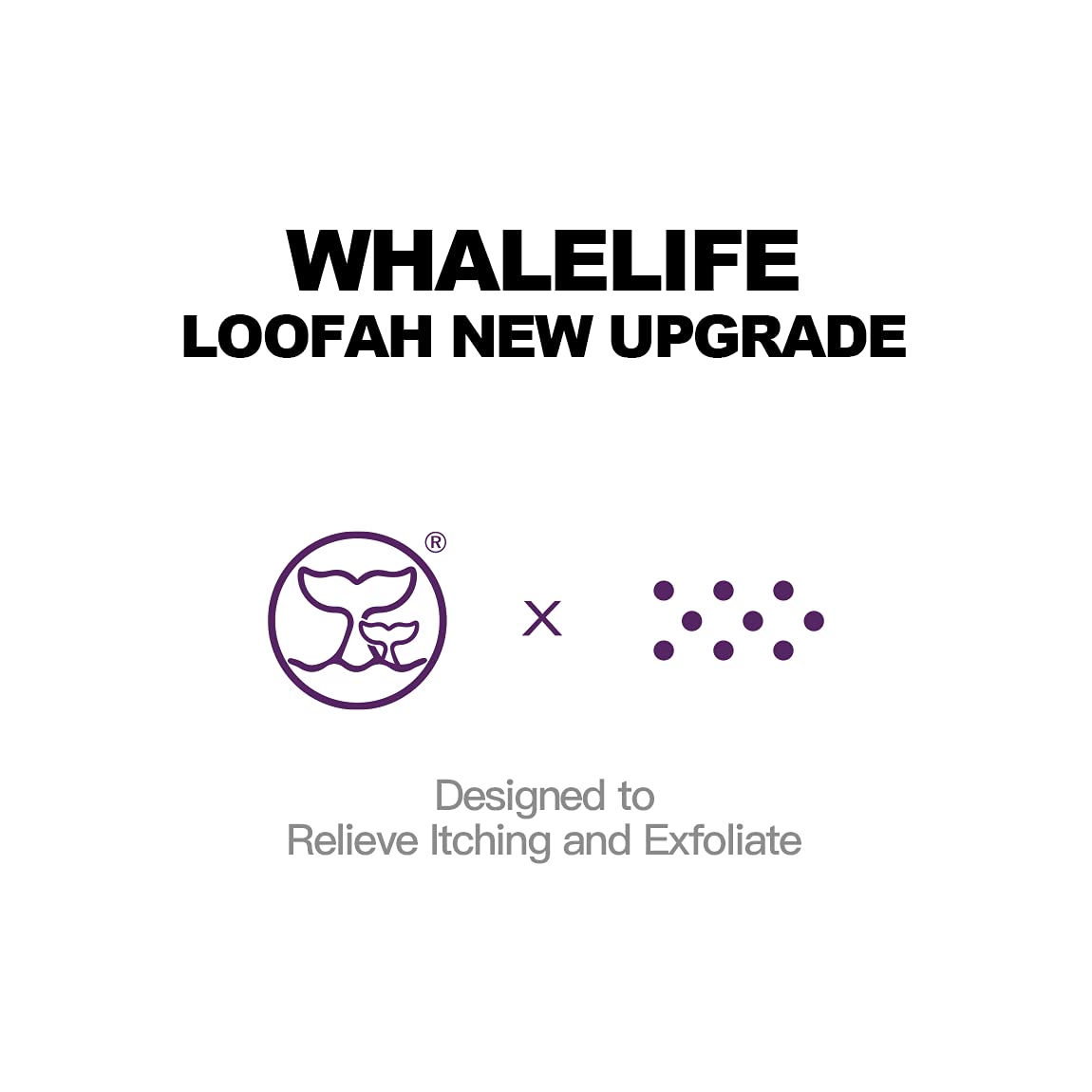 WhaleLife loofah arranged in modern bathroom to suggest daily use