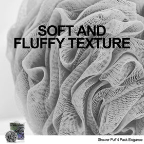 WhaleLife loofah held in hand to show scale and comfortable grip