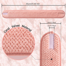 Whaline close-up coral fleece texture with soft feel and absorbency benefit
