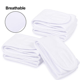 Whaline stretched headband showing length and adjustable fit for comfort