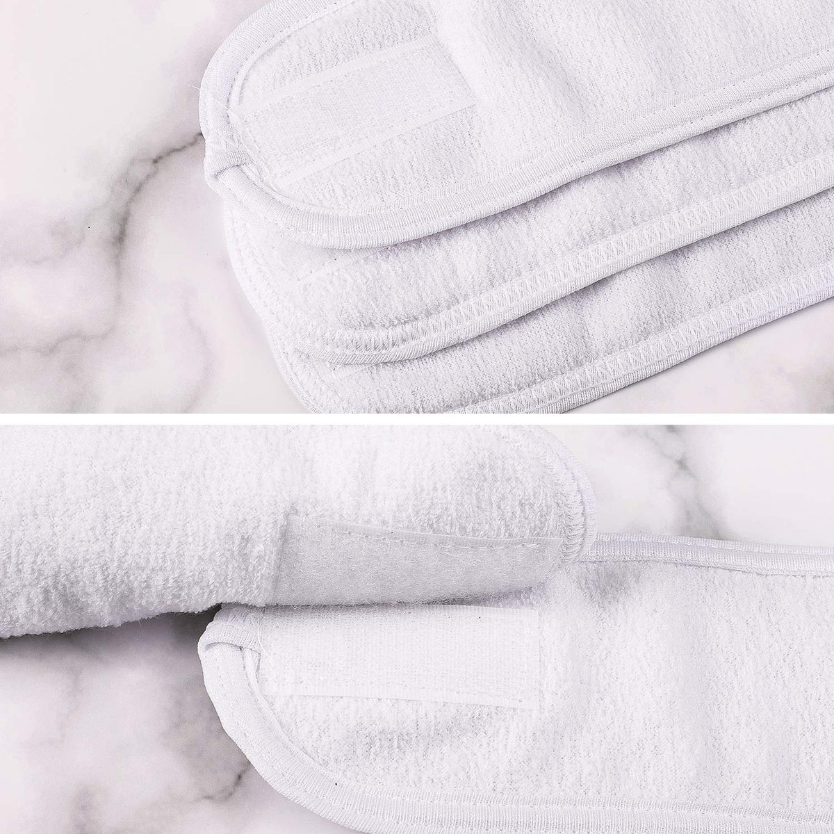 Whaline used in gym setting absorbing sweat and keeping hair out of face