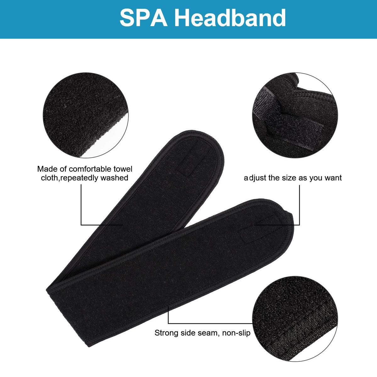 Whaline headband side profile on model demonstrating comfortable fit