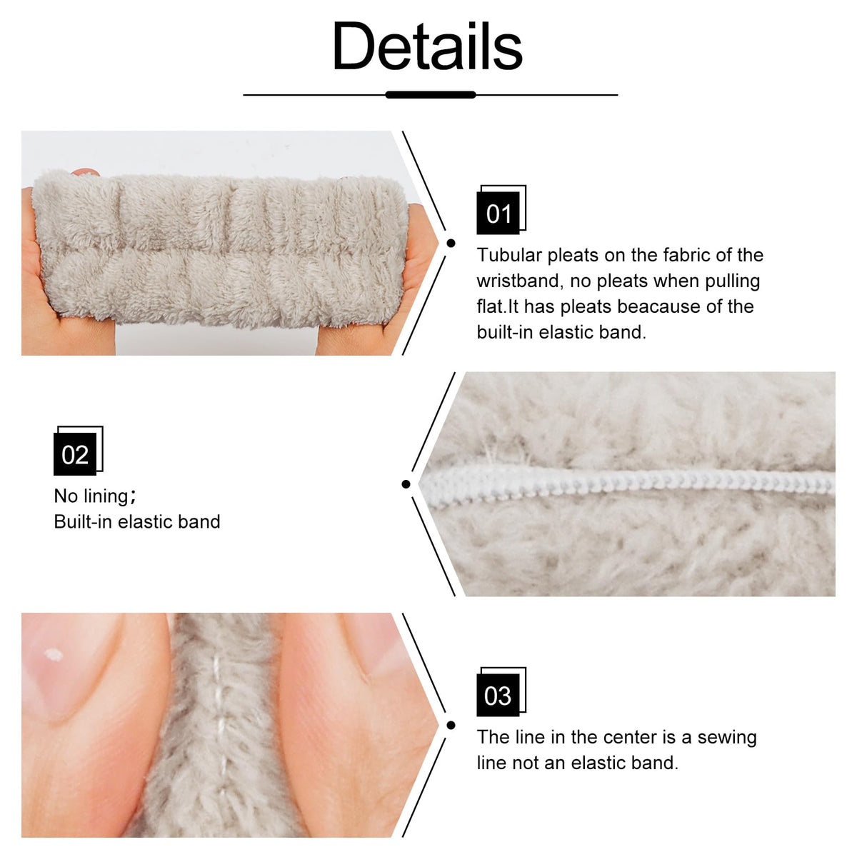WHAVEL headband worn while washing face to keep hair back