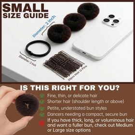 whisrvival close-up textured donut surface demonstrating grip for fine hair retention