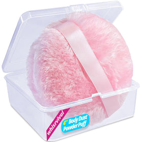 whisrvival puff front packaging in clear case showing neat travel-ready storage benefit