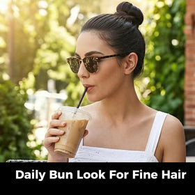 whisrvival dancer backstage with recitals-ready bun, durable and low-profile