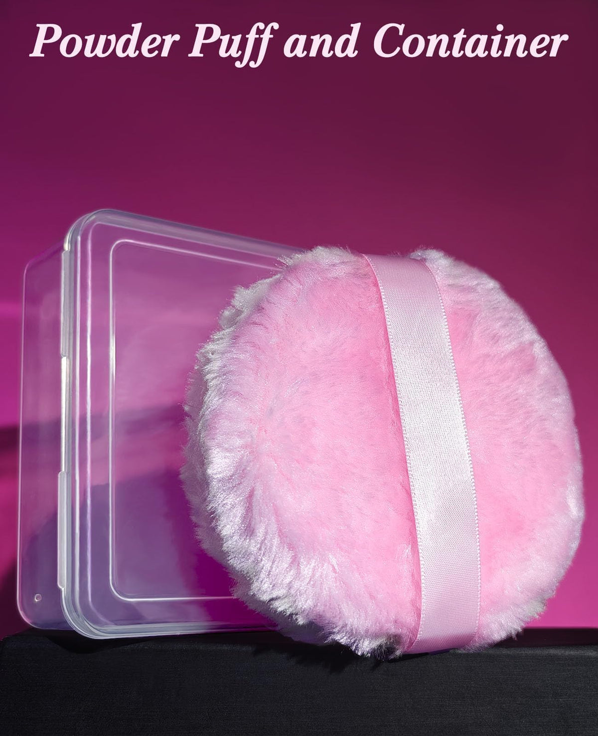 whisrvival lifestyle vanity display showing stylish pink puff enhancing daily routine benefit