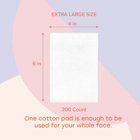 White Rabbit pad pressed over sheet mask showing gentle application