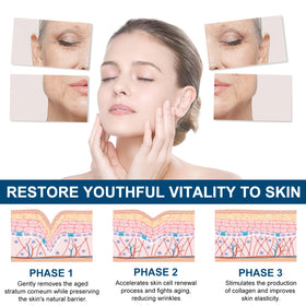 WHLH & WELL-BEING applying stick to neck and face for targeted firming benefit