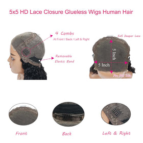 Wighottie interior cap with elastic band and breathable dome for comfortable fit